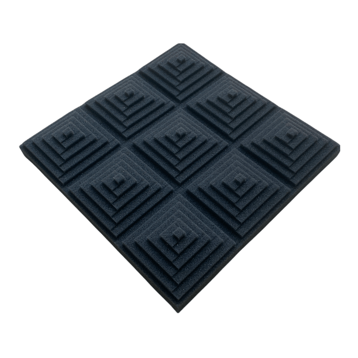 Mayan Pyramid - Acoustic Foam - Black - 30cm Hush Echo