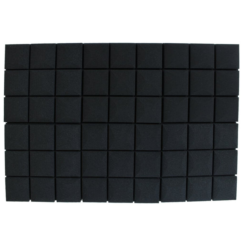 Mushroom Acoustic Foam Black 30cm (6 Pack) | Hush Echo