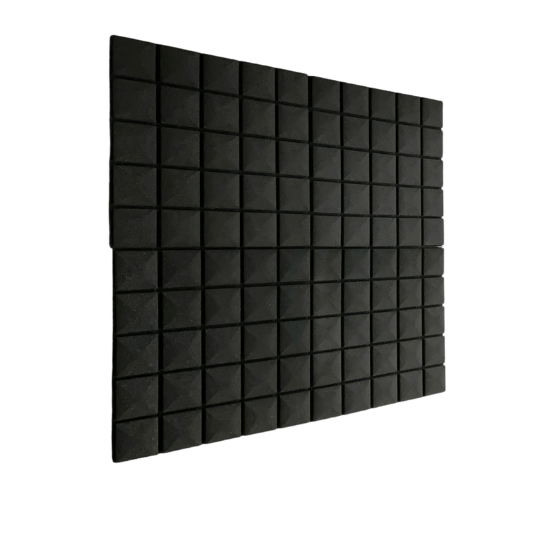 Mushroom Acoustic Foam Black 50cm (4 Pack) | Hush Echo
