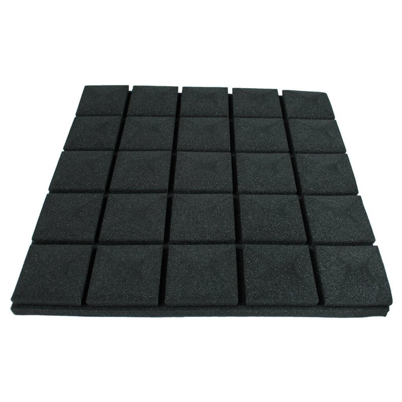 Mushroom - Acoustic Foam - Black - 50cm Hush Echo - front view