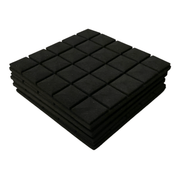 Mushroom Acoustic Foam Black 50cm (4 Pack) | Hush Echo