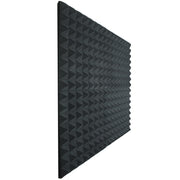Pyramid Acoustic Foam Black 50cm (4 Pack) | Hush Echo