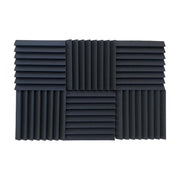 6 Pack - Slope Wedge - Acoustic Foam - Black - 30cm | Hush Echo