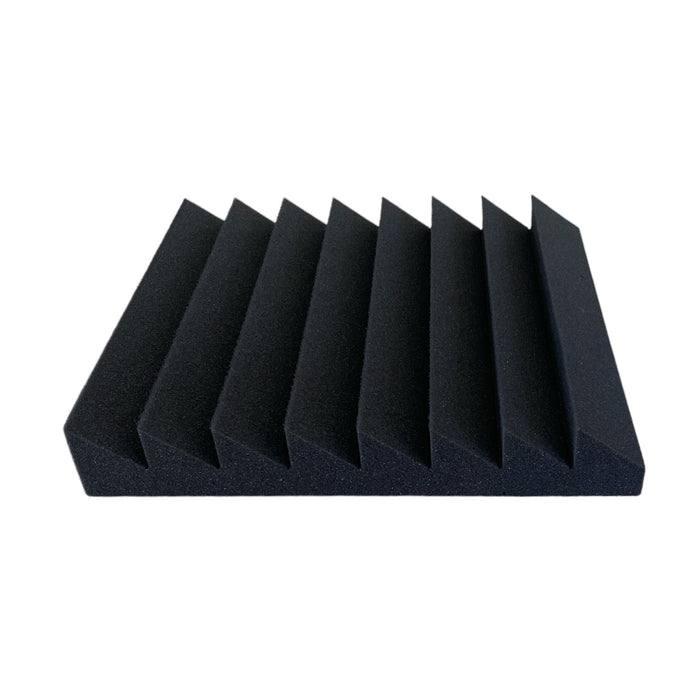 Slope Wedge - Acoustic Foam - Black - 30cm Hush Echo