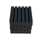6 Pack - Strip - Acoustic Foam - Black - 30cm Hush Echo