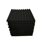 Wedge2.5 Acoustic Foam Black 30cm (12 Pack) | Hush Echo