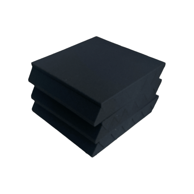 Wedge Acoustic Foam Black 30cm (6 Pack) | Hush Echo