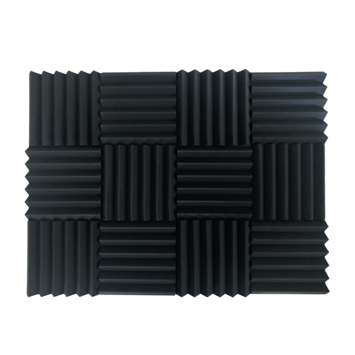 Wedge - Acoustic Foam - Black - 30cm Hush Echo
