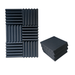 12 Pack - Wedge - Acoustic Foam - Black - 30cm Hush Echo