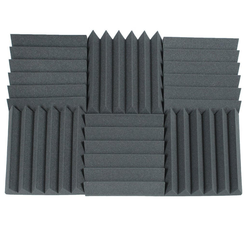 Wedge Acoustic Foam Black 30cm | Hush Echo